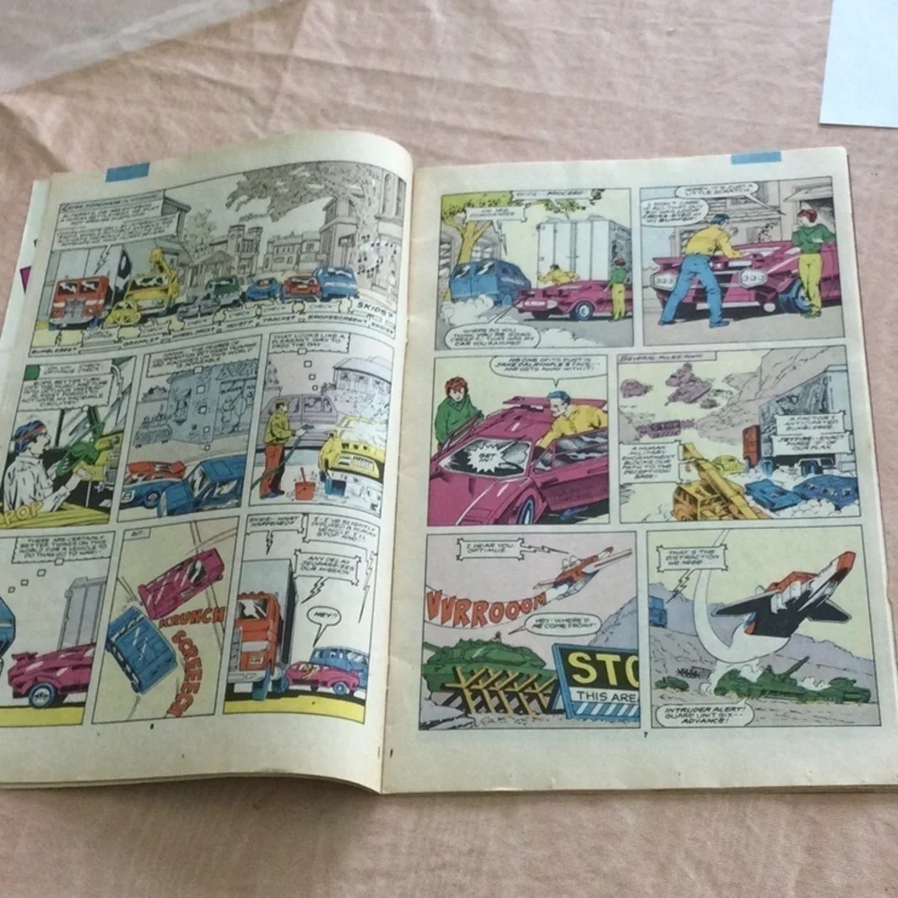 Marvel 25th Anniversary Comic Book The Trans Formers year 1984